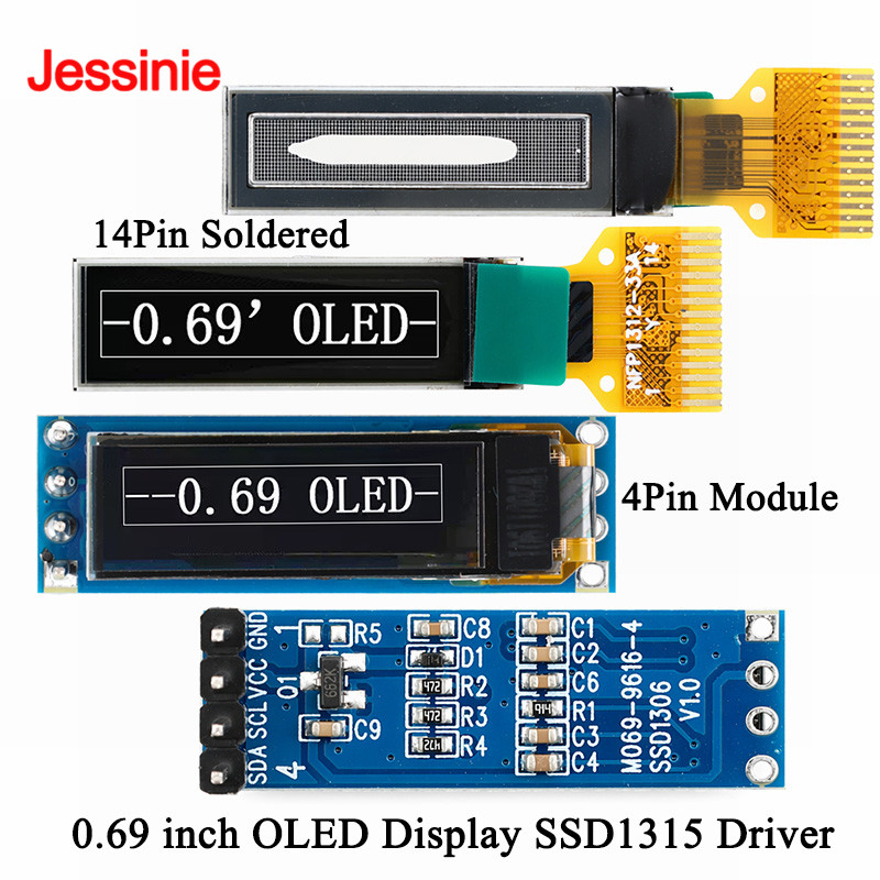 I2C Lcd Display - 0.69 Inch OLED Display 0.69'' LCD