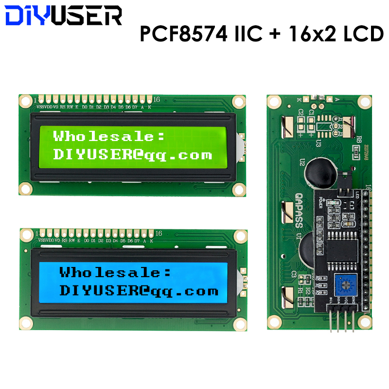 I2C Lcd Display - LCD1602 1602 LCD Module Blue /