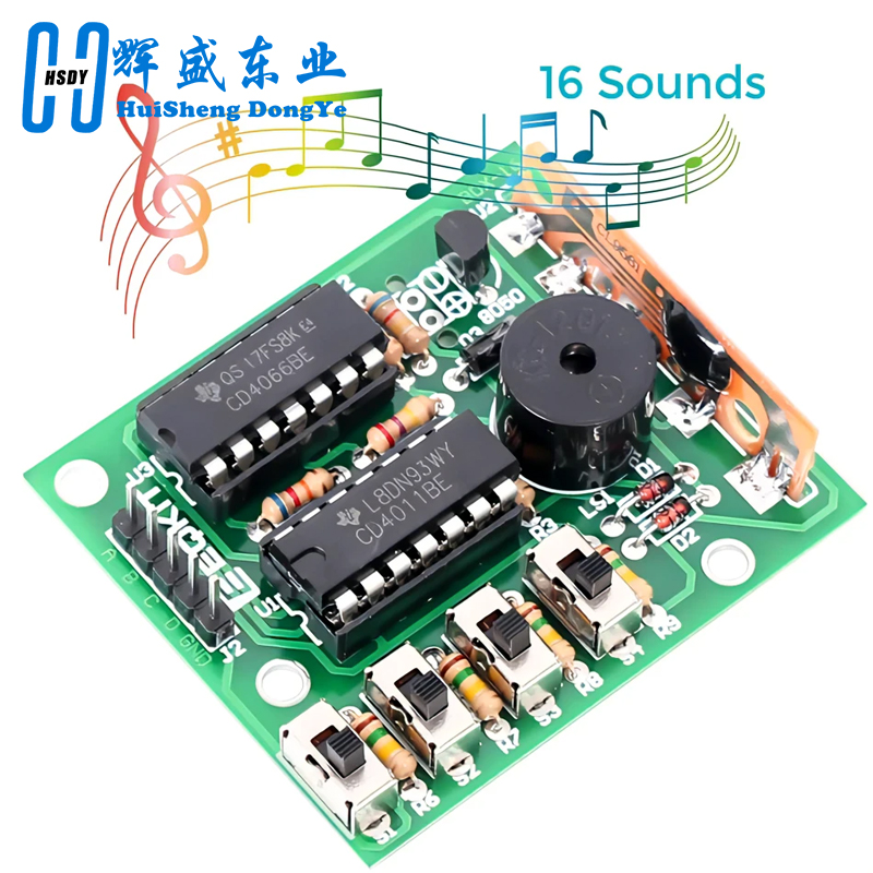 Diy Electronics Game - 16 Music Sound Box BOX-16 Board