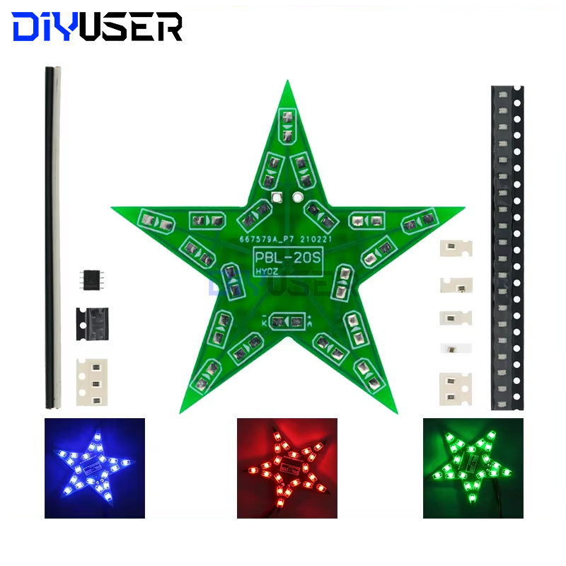 Diy Electronics Game - Students Training DIY Kit Five-Pointed Star