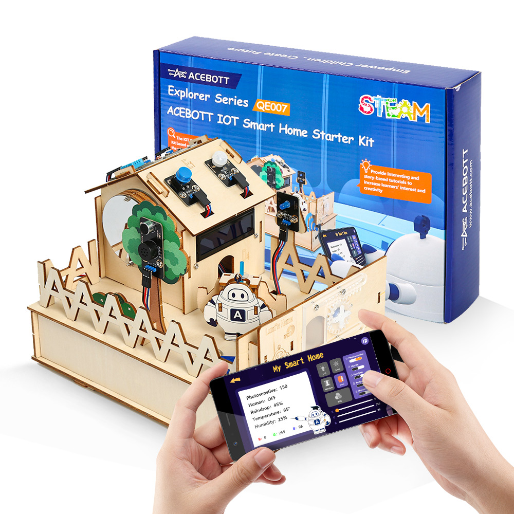 Diy Electronics Game - ACEBOTT DIY Smart Home Kit for