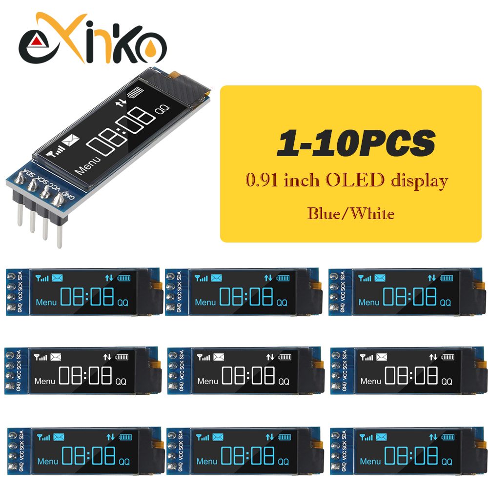 1-10pcs 0.91 inch OLED Display - I2C Lcd Display 评论和价格