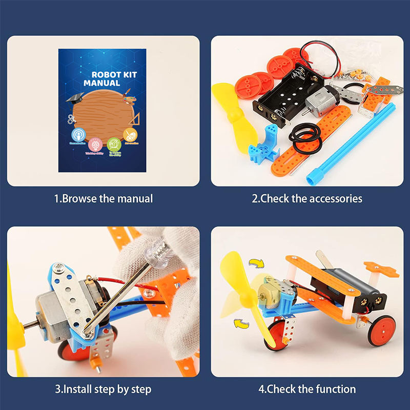 6 Set Robotics Kit Science Exp - Diy Electronics Kids 评论和价格