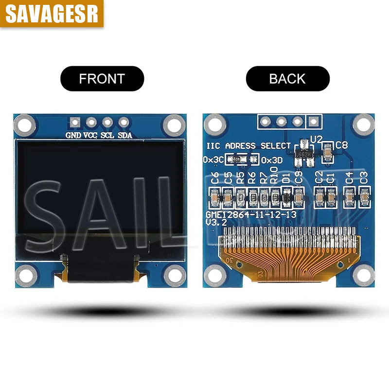 1-10PCS 0.96 Inch OLED Display - I2C Lcd Display 评论和价格