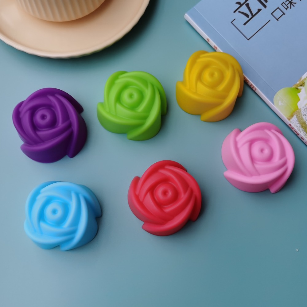Cute 5cm Flower Silicone Cake  - Diy Electronics Components 评论和价格