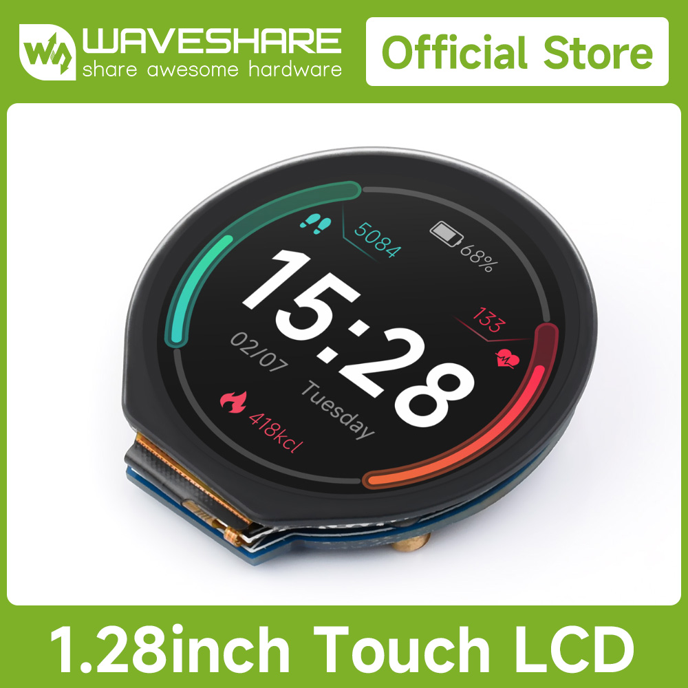Waveshare 1.28inch Round LCD D - I2C Lcd Display 评论和价格