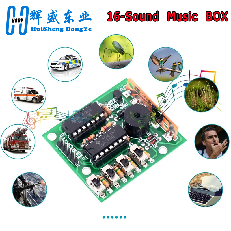 16 Music Sound Box BOX-16 Boar - Diy Electronics Game 评论和价格