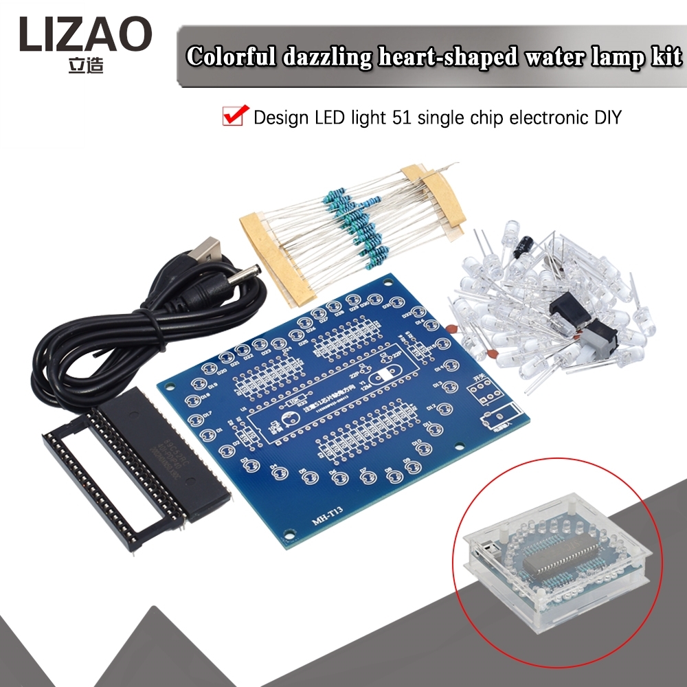 DIY Electronic Kit Heart Shape - Diy Electronics Course 评论和价格