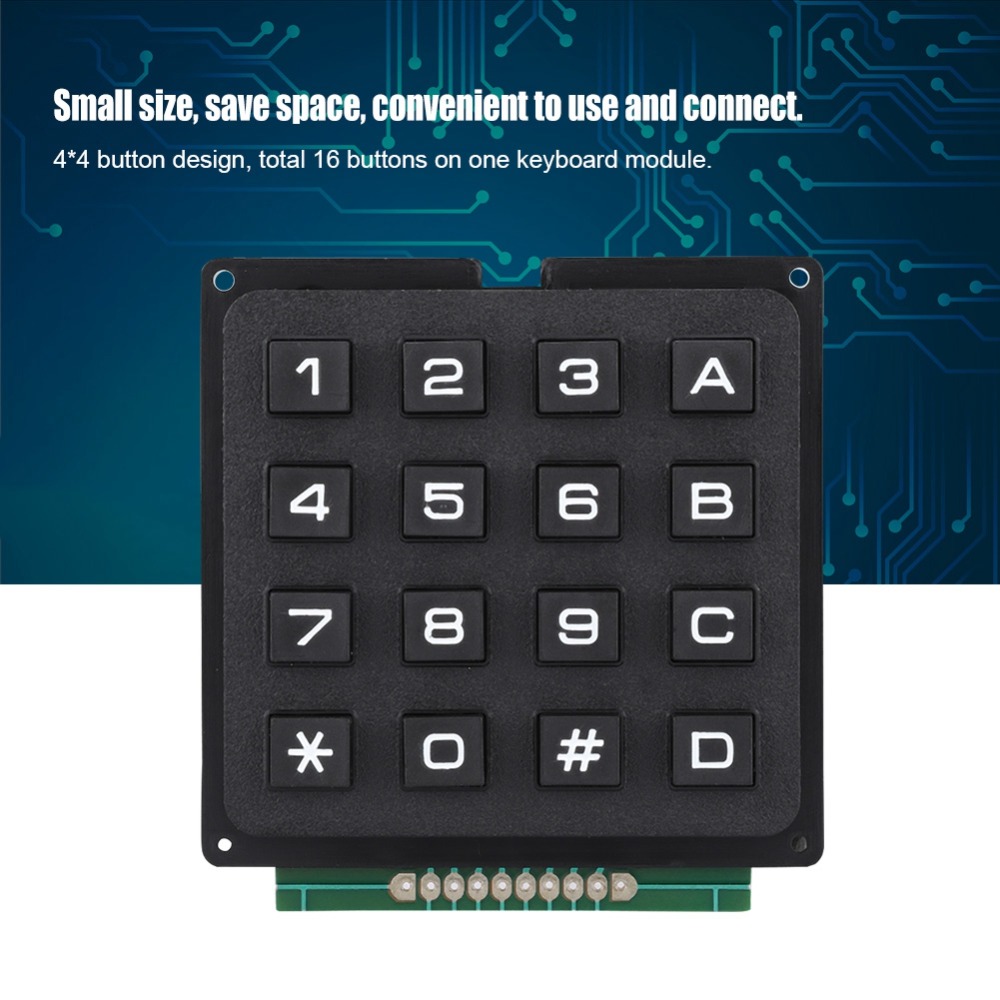 Practical 4x4 Numeric Keypad 1 - Diy Electronics Uk 评论和价格