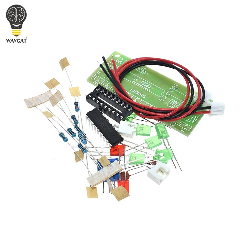 LM3915 DC 9V-12V 10 LED Sound  - Diy Audio Electronics Kit 评论和价格