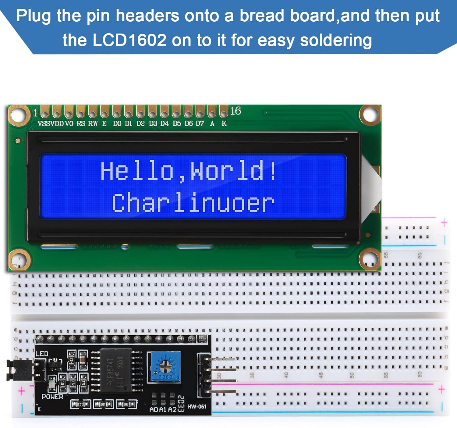 1Set 1602 LCD 20*4 Blue Screen - I2C Lcd Display 评论和价格