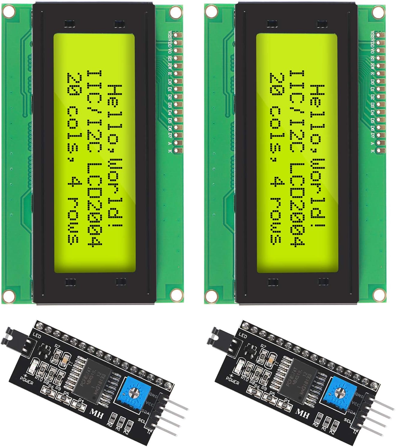 2PCS IIC I2C TWI Serial LCD 20 - I2C Lcd Display 评论和价格