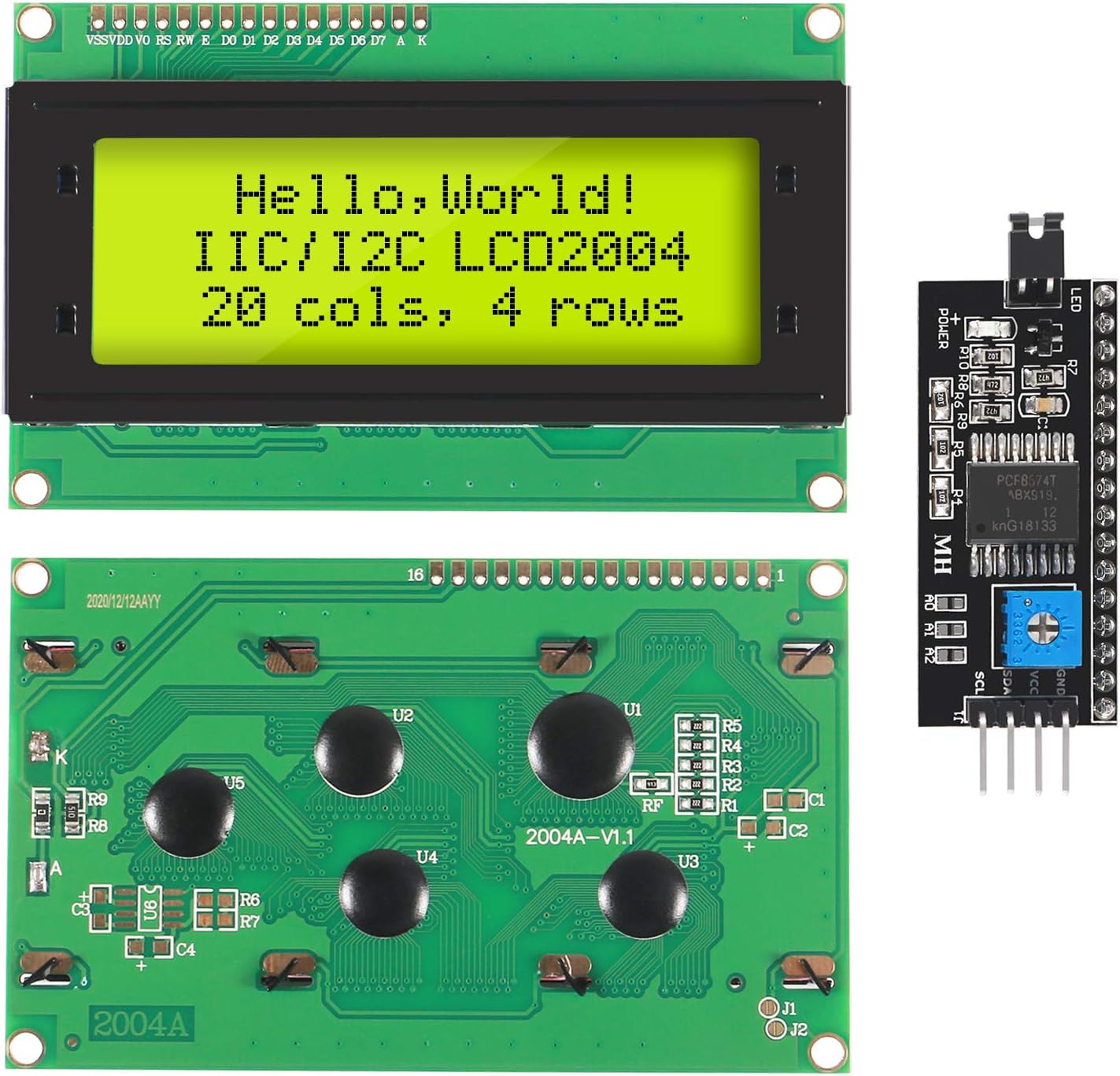 2PCS IIC I2C TWI Serial LCD 20 - I2C Lcd Display 评论和价格
