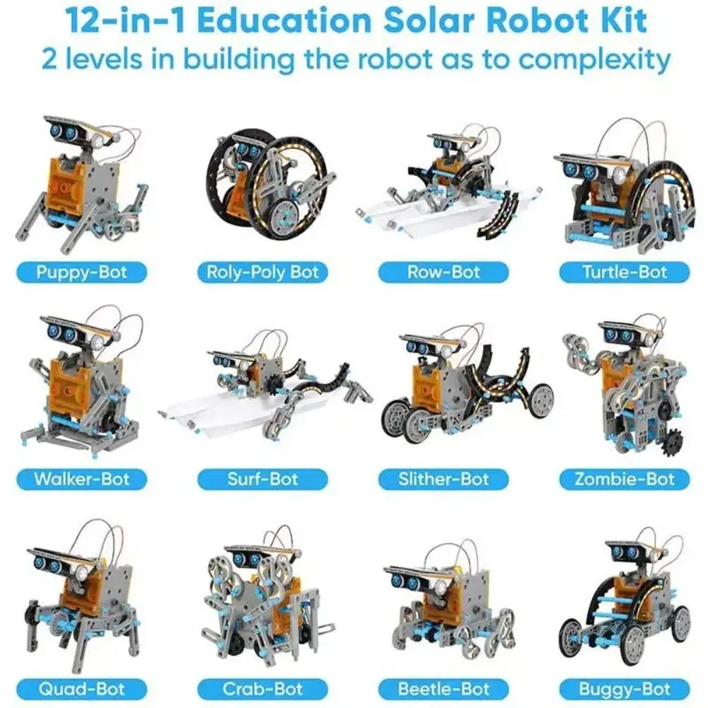 13 in 1 Solar Powered Robot Sc - Diy Electronics Components 评论和价格